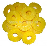 20 Fake Pineapple Slice Garnish Faux Food House Party Bbq Kitchen Decor Prop 7cm   252798236378